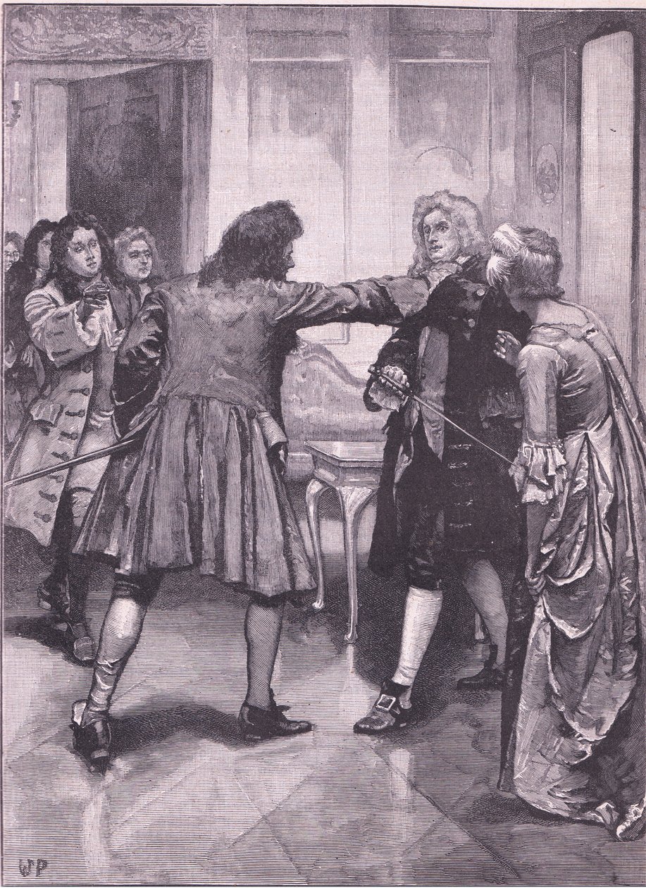 A briga de Walpole com Townsend AD 1729 de Walter Paget