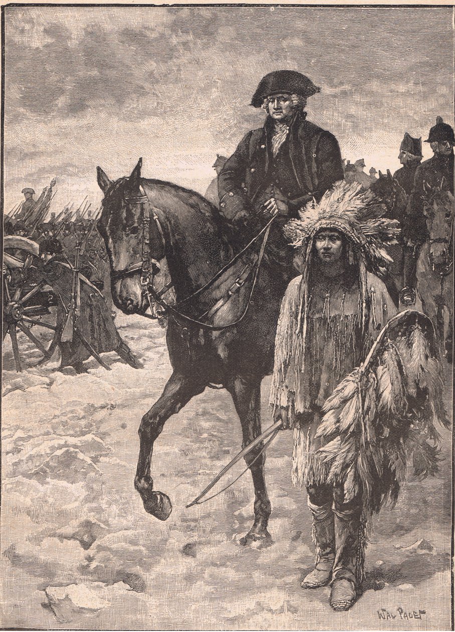 Washington cruzando o Delaware AD 1777 de Walter Paget