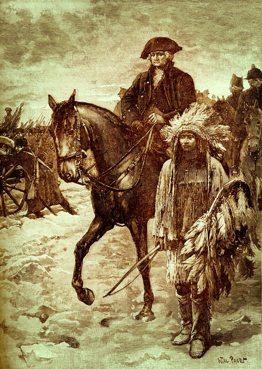Washington cruzando o Delaware, América de Walter Paget