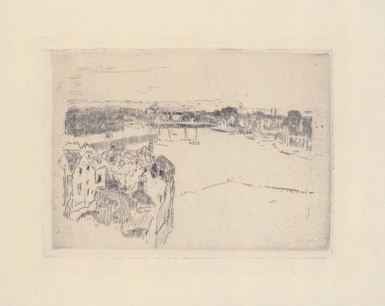 Porto de Dieppe, c.1885 de Walter Richard Sickert