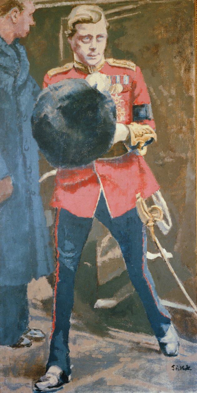 Eduardo VIII (1894-1972) como guarda galês de Walter Richard Sickert