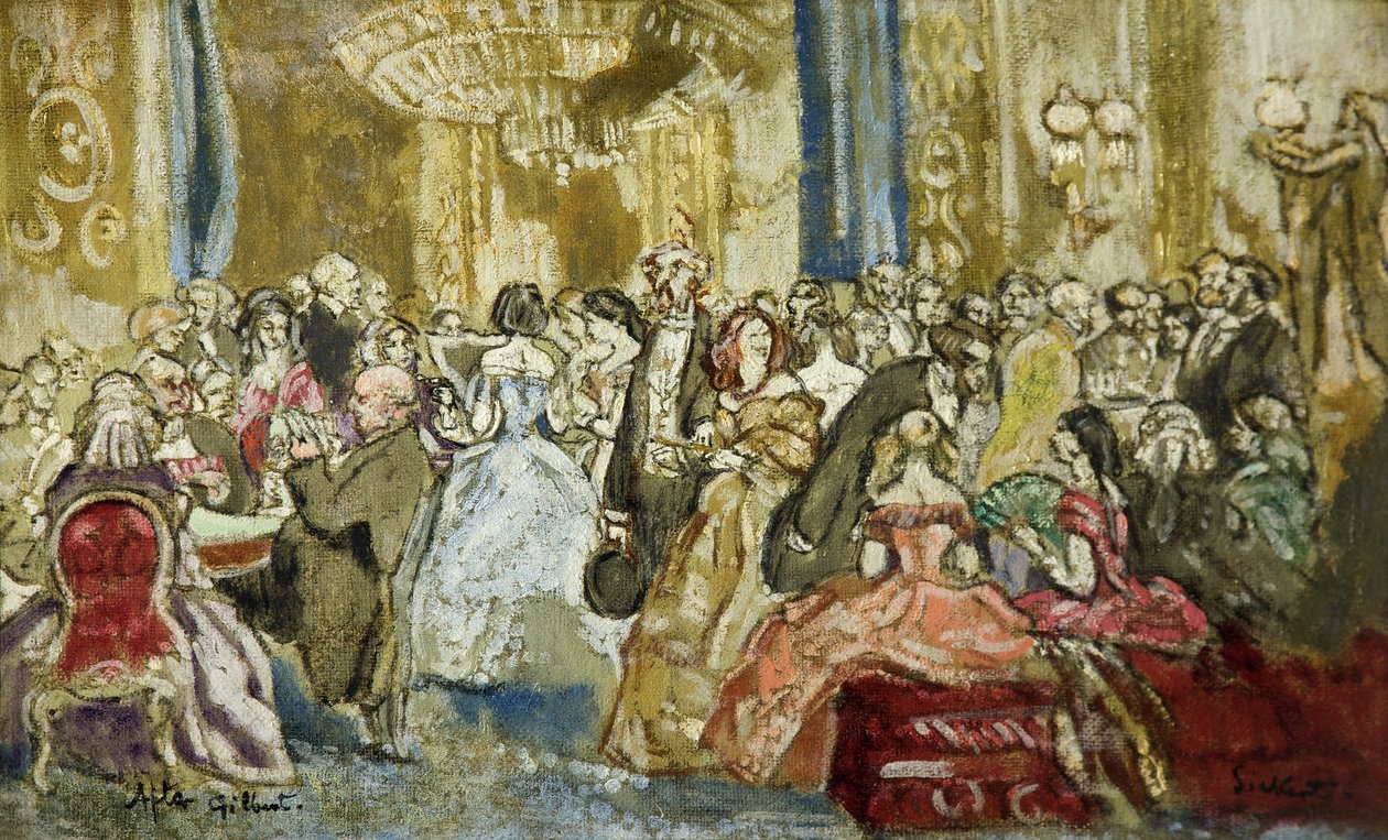 Glencora, depois de John Gilbert de Walter Richard Sickert