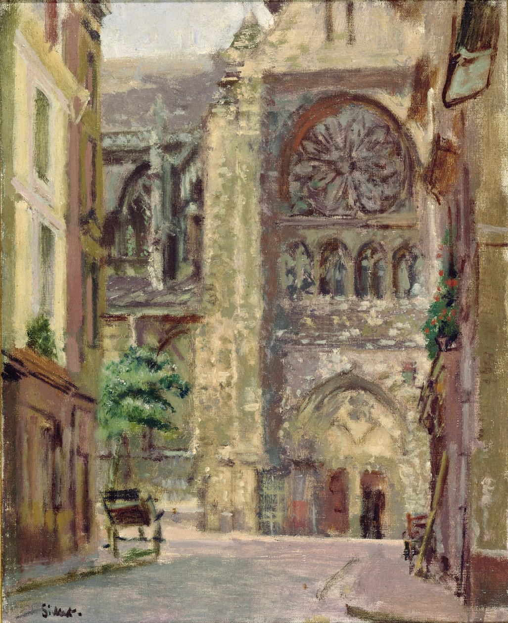 A Rue Pecquet, Dieppe, c.1907 de Walter Richard Sickert