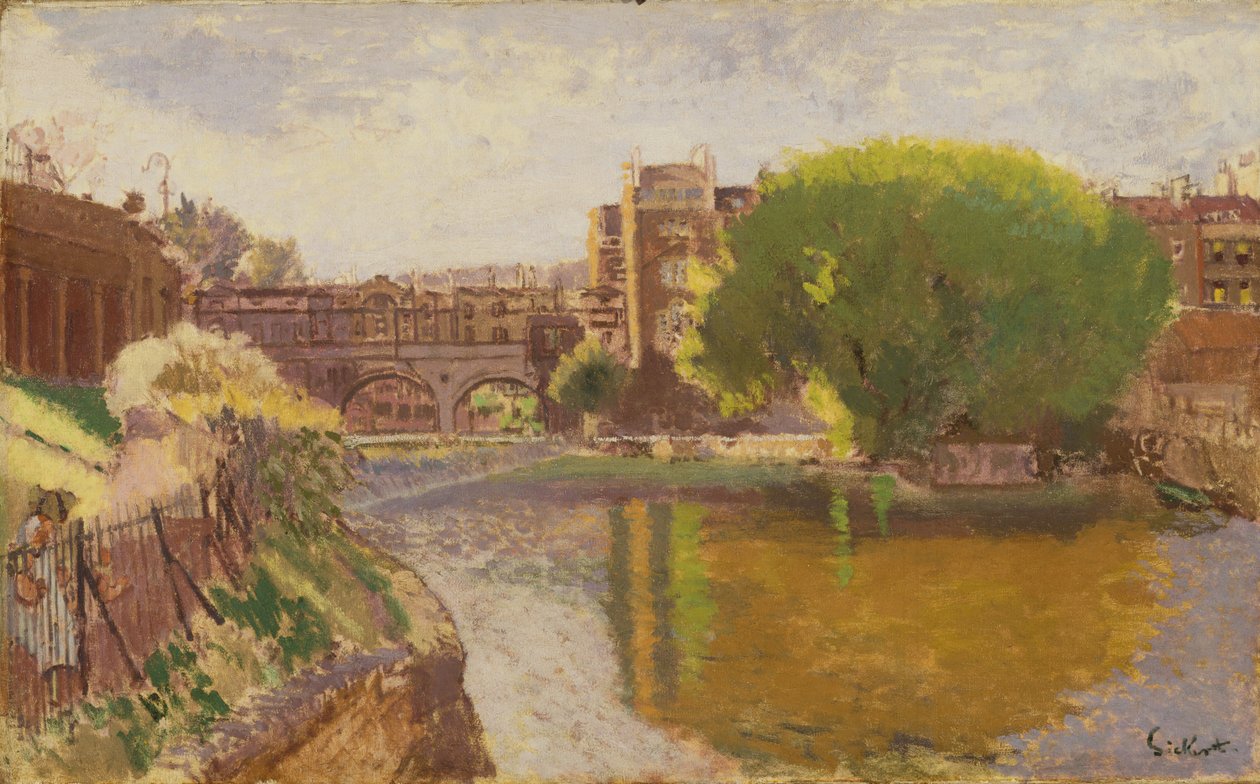 Ponte de Pulteney, banho, c.1916-17 de Walter Richard Sickert