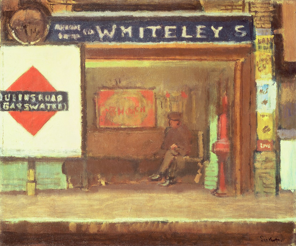 Estação de Queens Road, Bayswater, c.1916 de Walter Richard Sickert