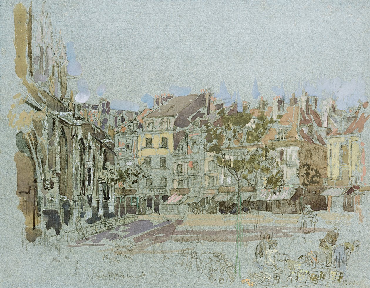 Rue de la Boucherie, Dieppe de Walter Richard Sickert