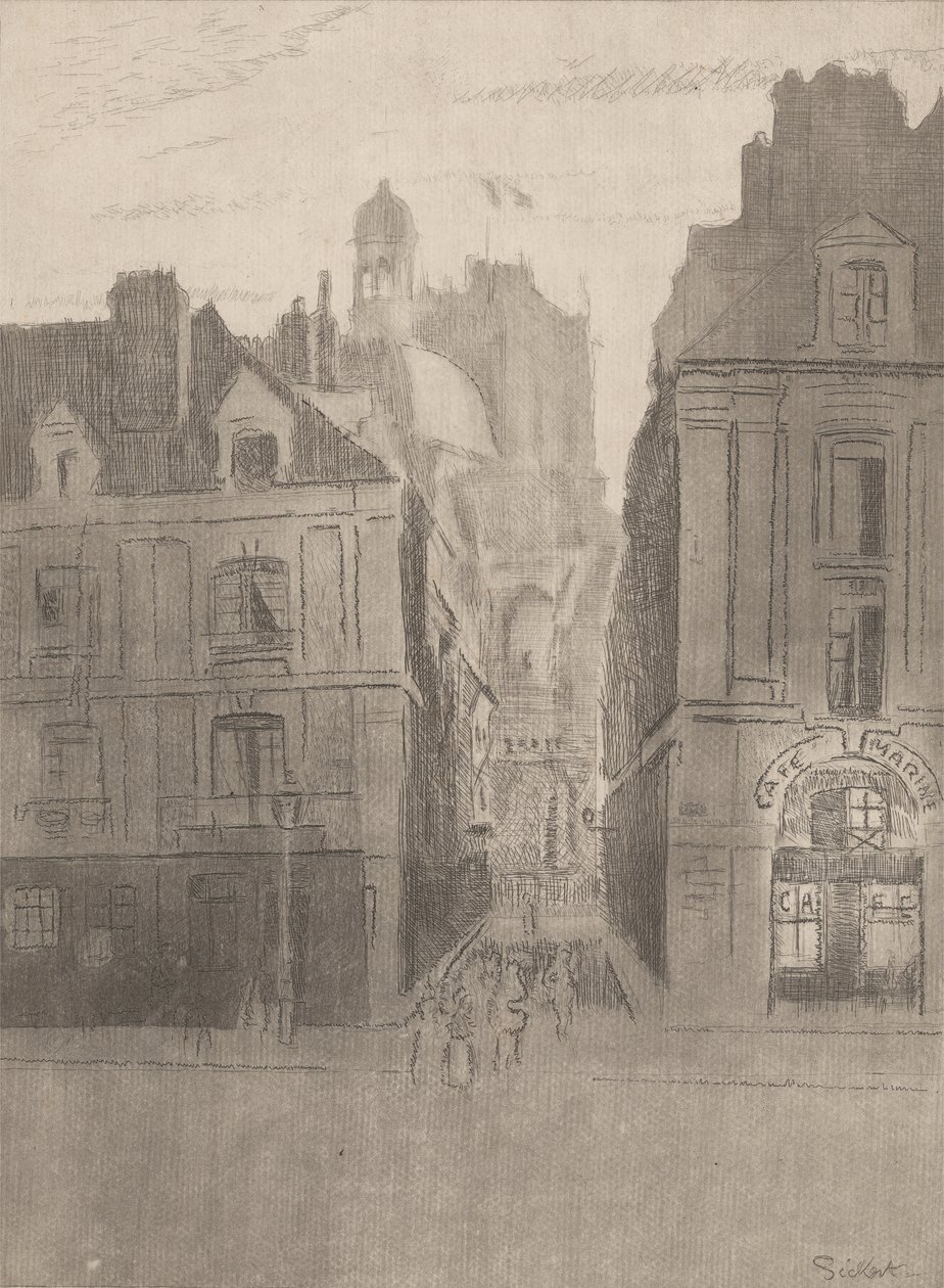 Rua em Dieppe de Walter Richard Sickert