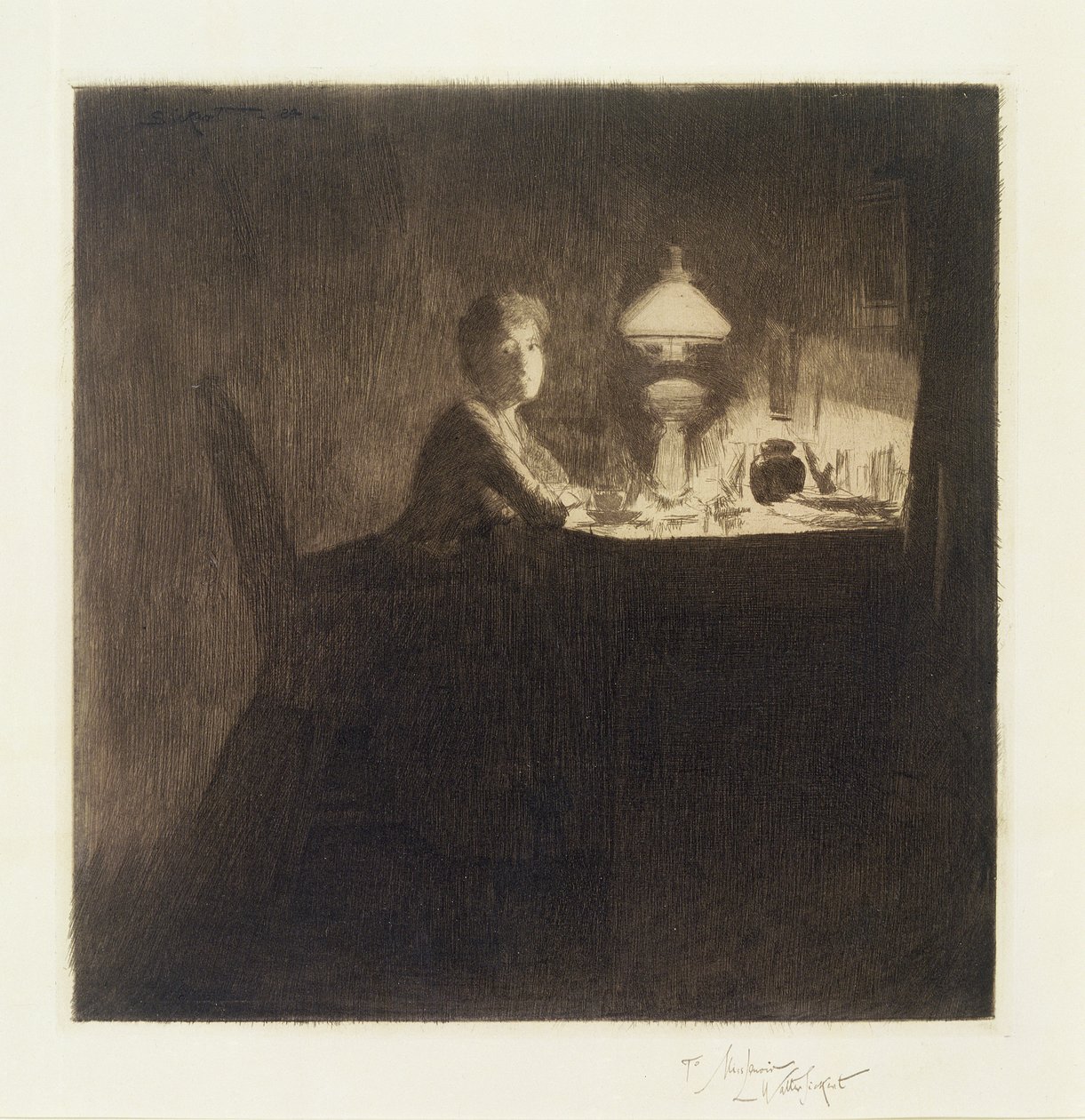 O gerente interino, 1884 de Walter Richard Sickert