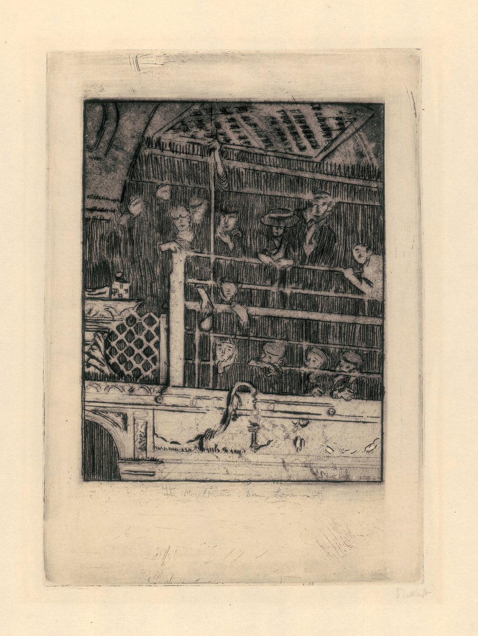 The Old Mogul Tavern, 1908 (gravura & aquatinta) de Walter Richard Sickert