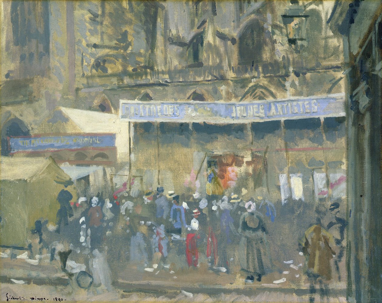 Teatro de Jovens Artistas, Dieppe, 1890 de Walter Richard Sickert