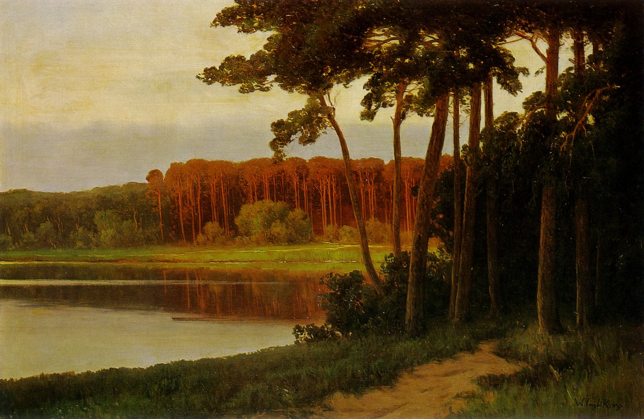 Grunewaldsee ou Schlachtensee Berlin de Walter Leistikow