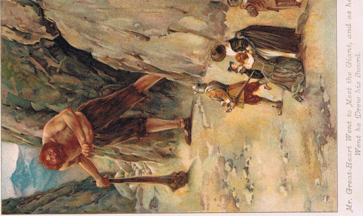 Ilustração de &39;Pilgrim&39;s Progress&39; de John Bunyan, c.1910 de Walter Stanley Paget