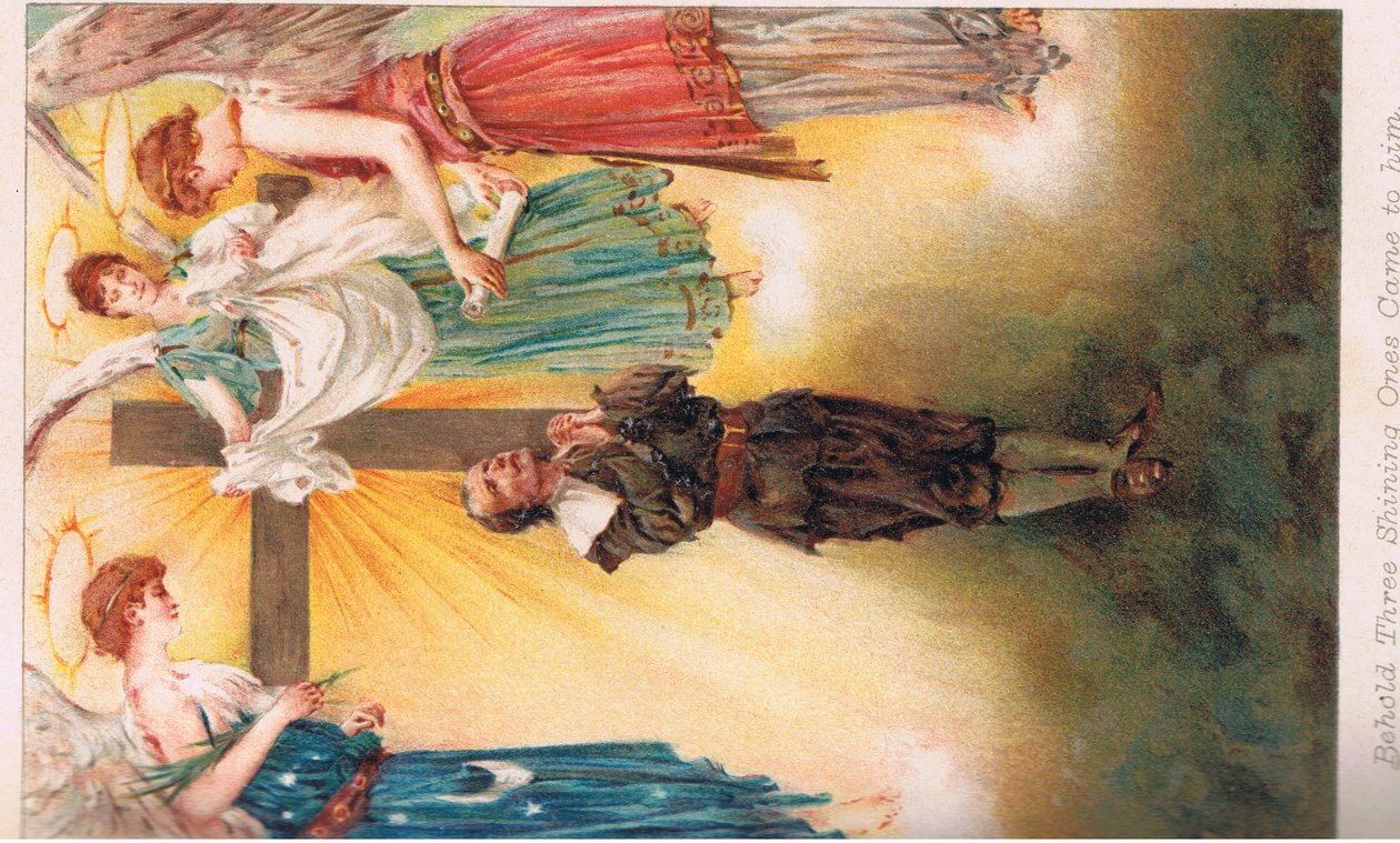 Ilustração de &39;Pilgrim&39;s Progress&39; de John Bunyan, c.1910 de Walter Stanley Paget