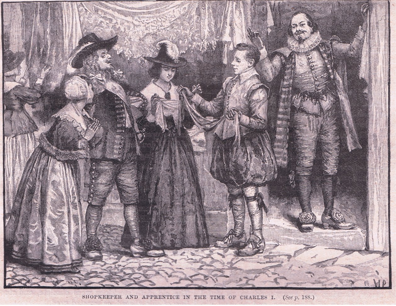 Lojista e aprendiz na época de Charles I de Walter Stanley Paget
