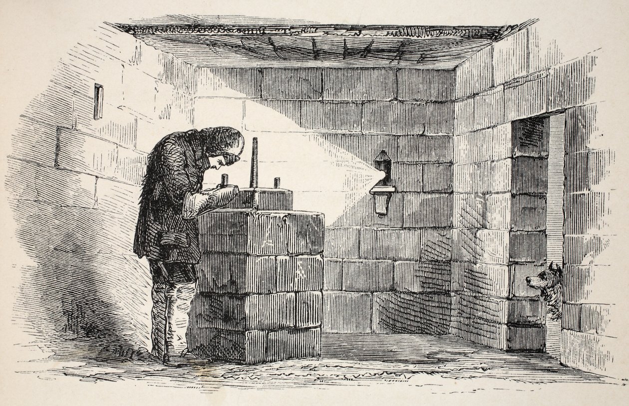 Interior do Observatório, 1859 de Walter William May