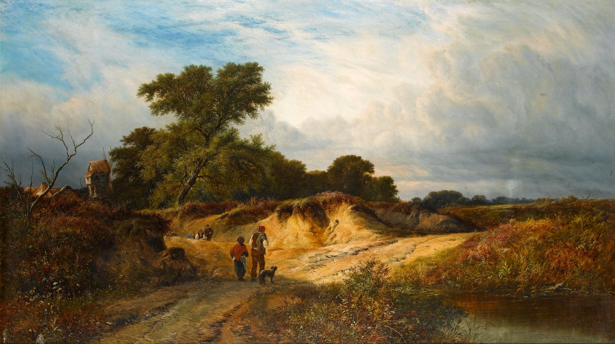 Pits de areia perto de Reigate, Surrey, 1869 de Walter Williams