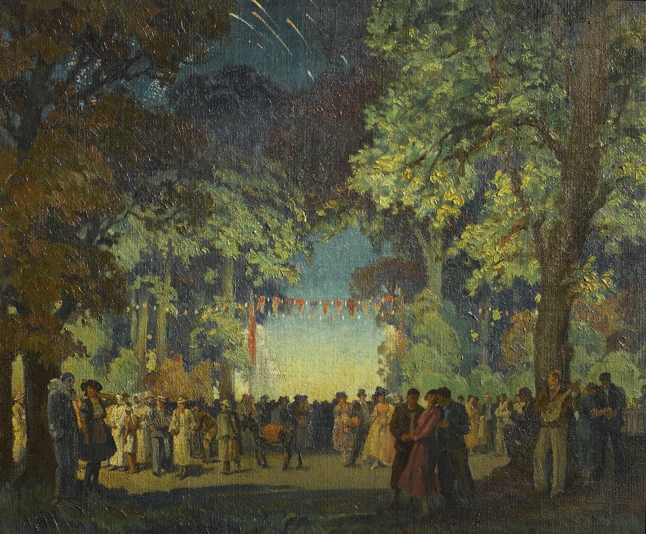 Noite de Carnaval, Parque Memorial, Coventry de Walter Ashworth
