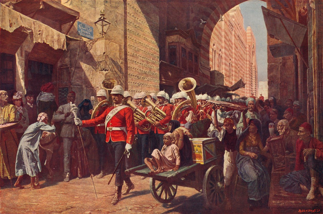 Um poder amigo no Egito, 1906 de Walter Charles Horsley