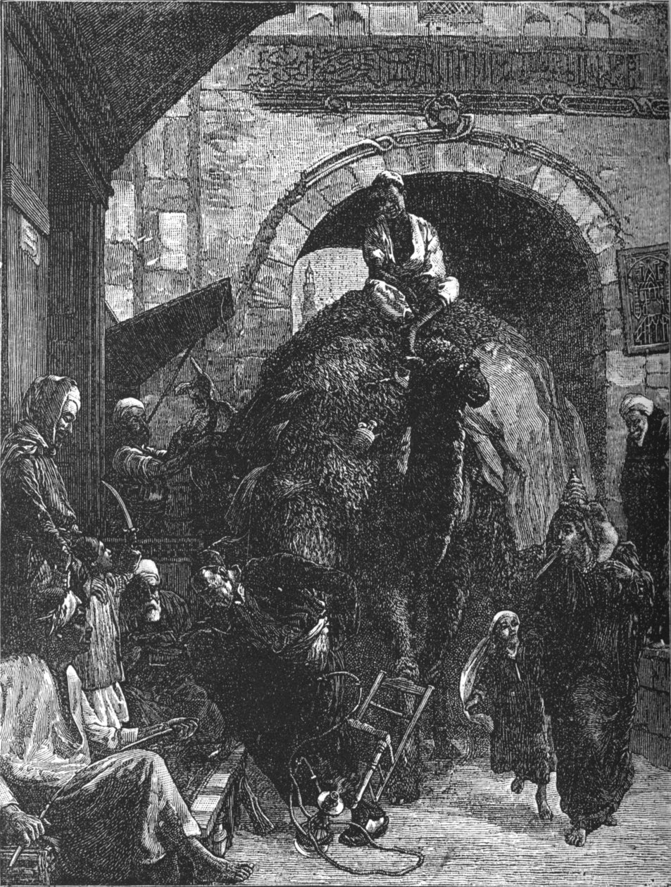 Caminho estreito no Cairo, c1882 de Walter Charles Horsley