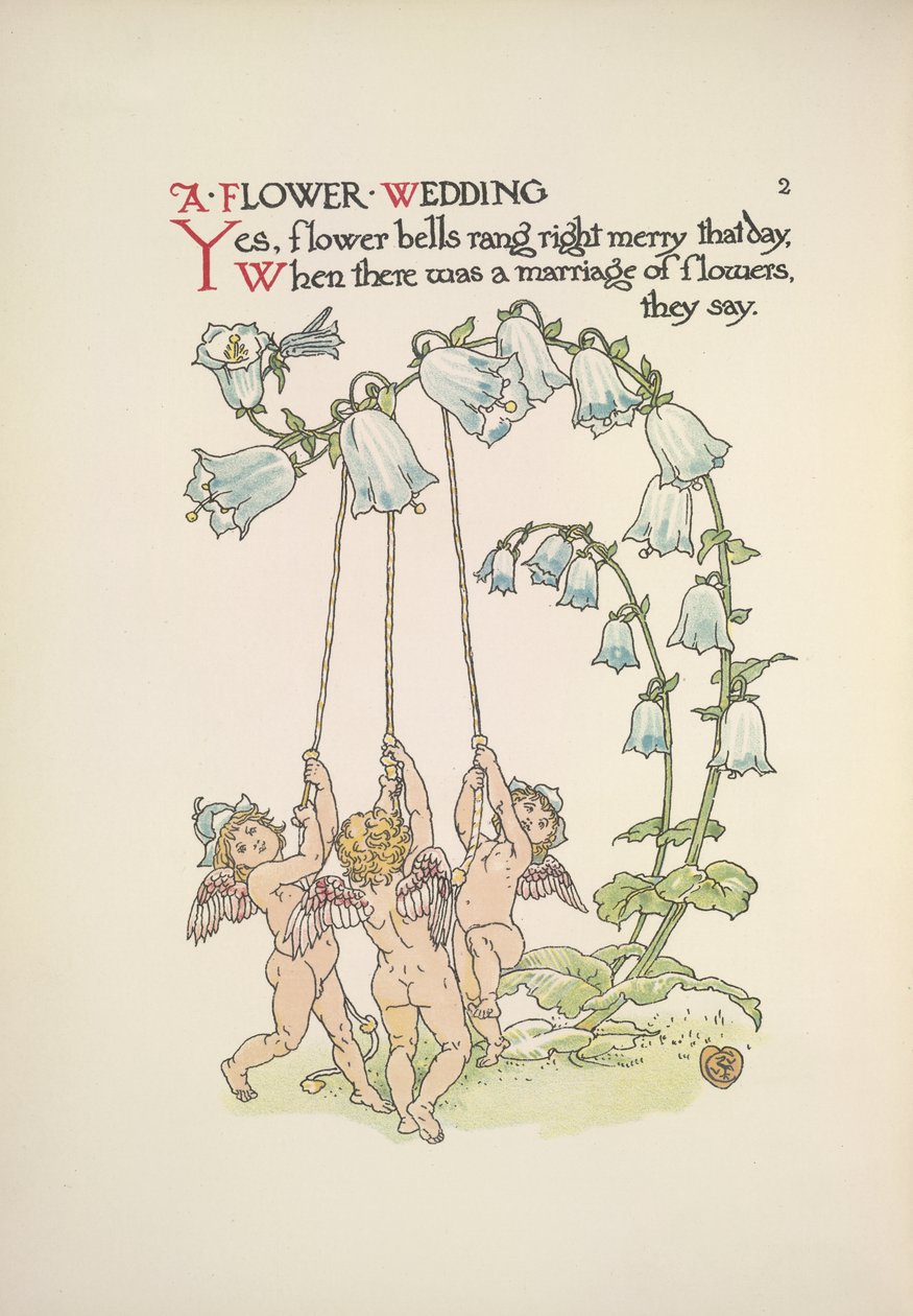 Um casamento de flores de Walter Crane