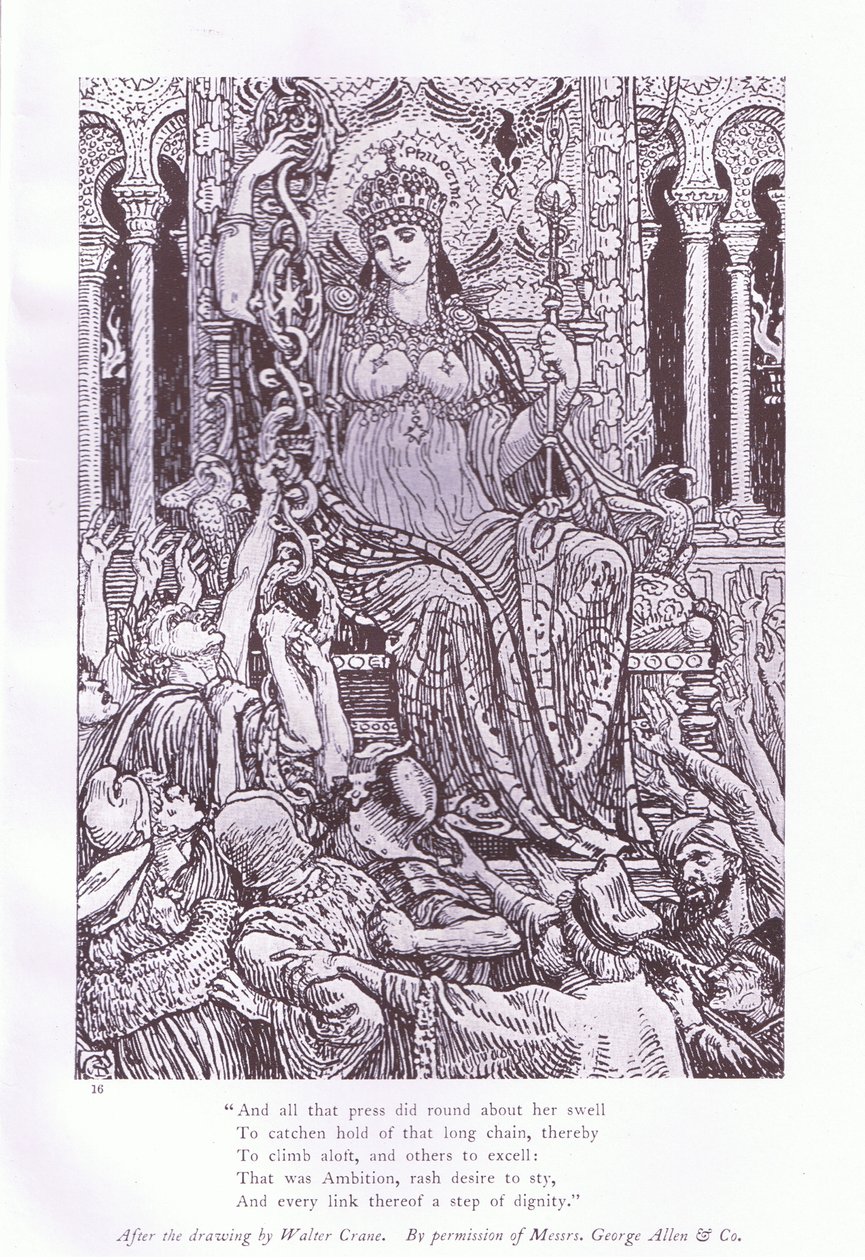 E tudo o que a imprensa fez em torno dela, década de 1920 de Walter Crane