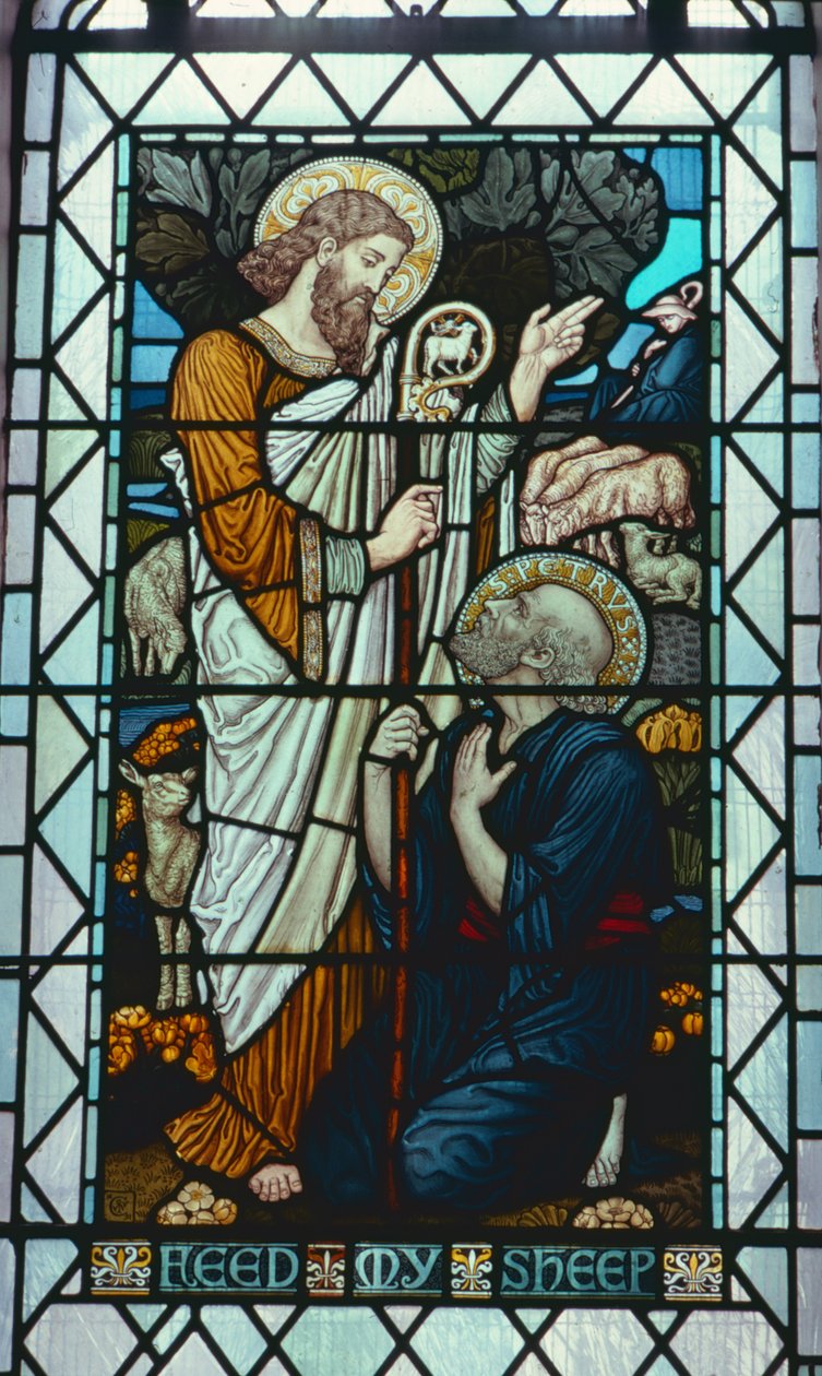 "Feed My Sheep" de Walter Crane (1845-1915) de Walter Crane