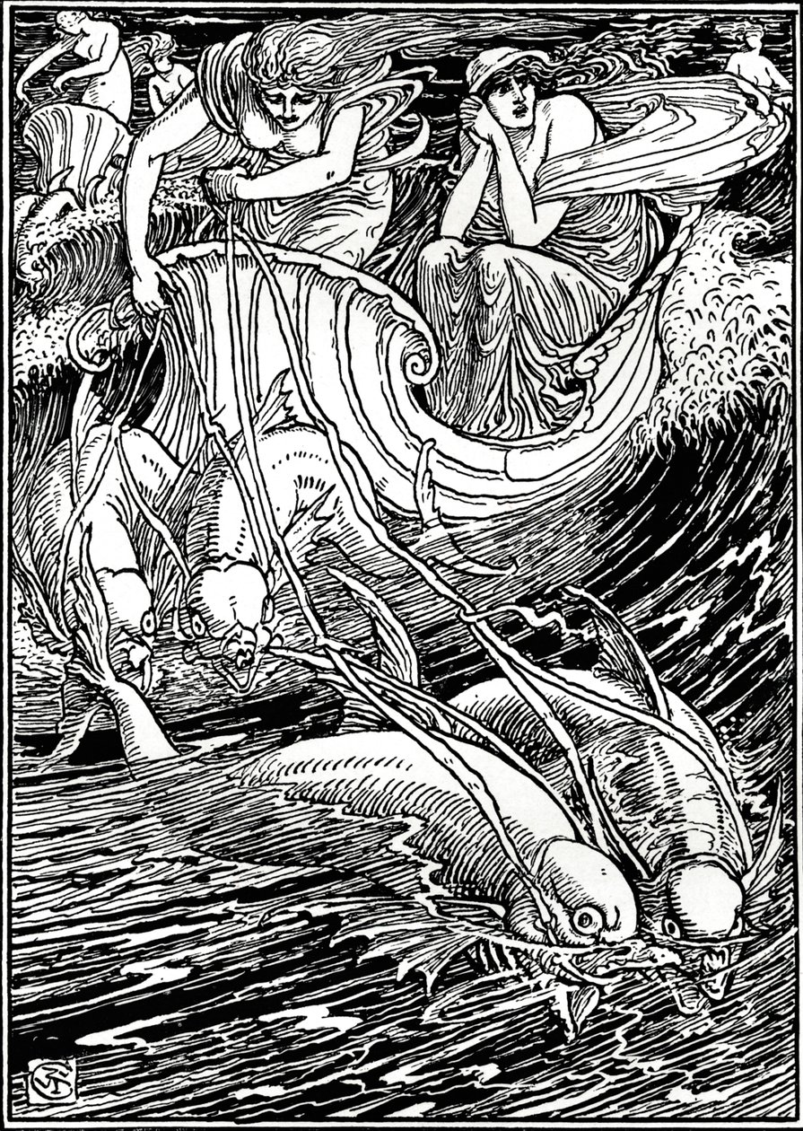 Ilustração para o Faerie Queene, c1890, 1897 de Walter Crane