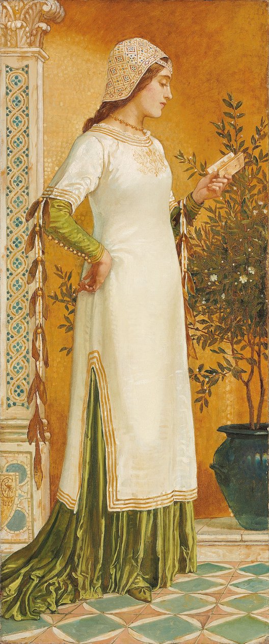 Laura Leitura, 1885 de Walter Crane
