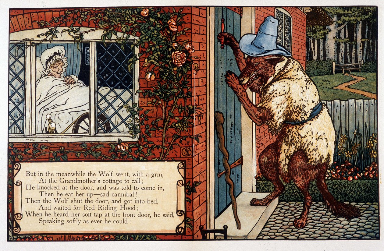Little Red Riding Hood, de John Lane, Walter Crane