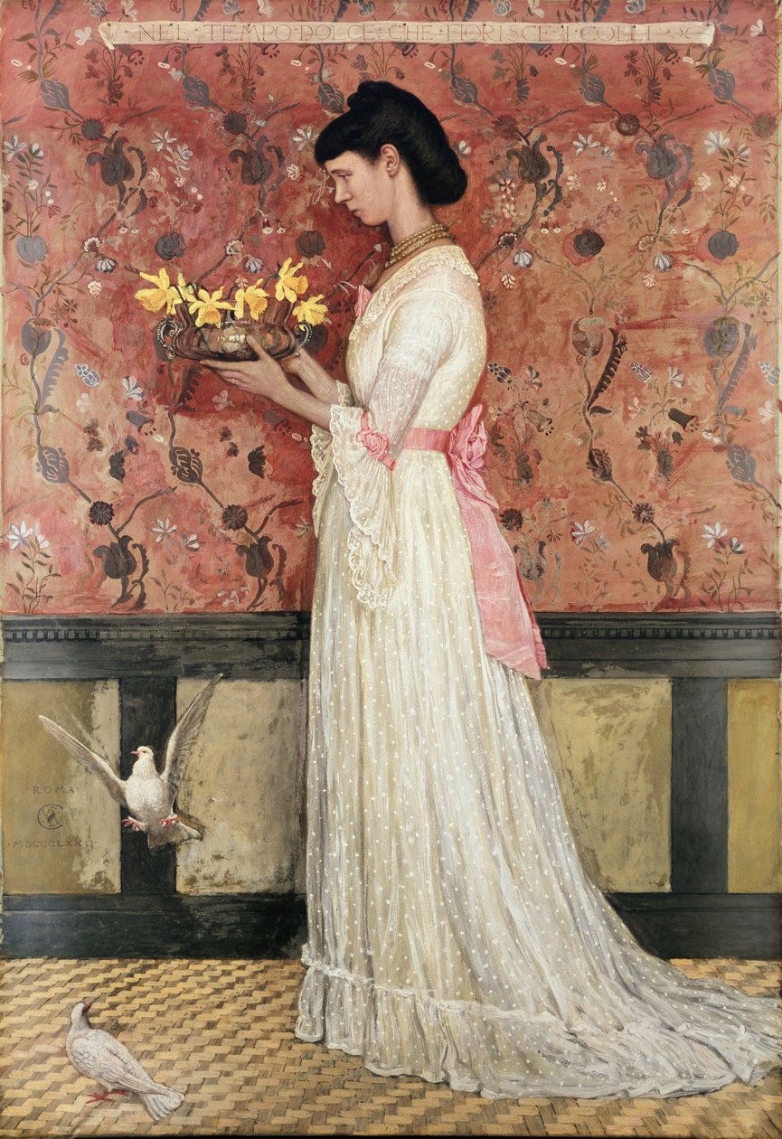 Sra. Ingram Bywater d.1908, 1872 de Walter Crane