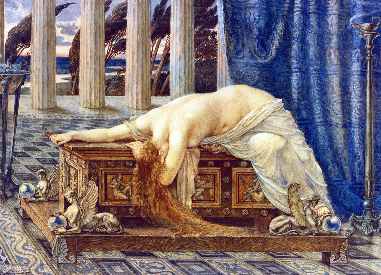 Pandora - Peinture de Walter Crane (1845-1915) de Walter Crane