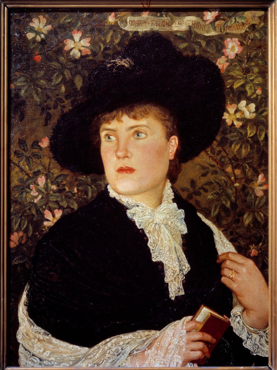 Retrato de Madame Walter Crane (? -1915) nee Mary Frances Pintura de Walter Crane (1845-1915) 1882 Sol. 0,78x0,56 m Paris, musee d