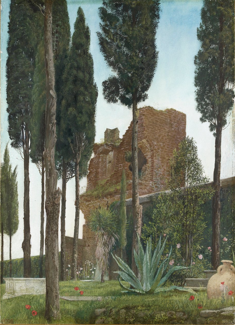 O Túmulo de Shelley, 1873 de Walter Crane