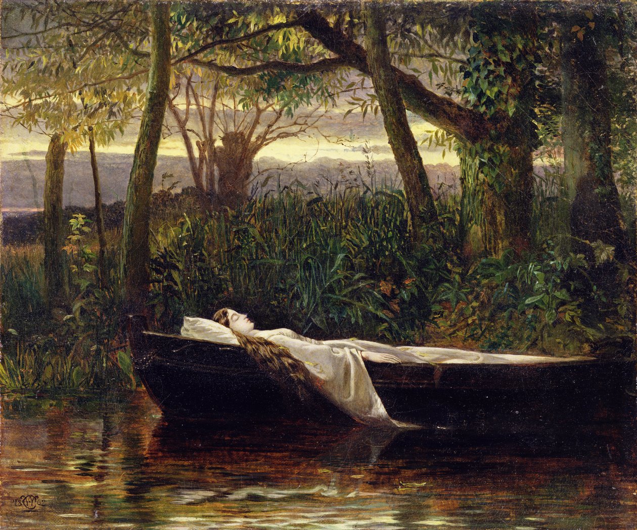 A senhora de Shalott de Walter Crane