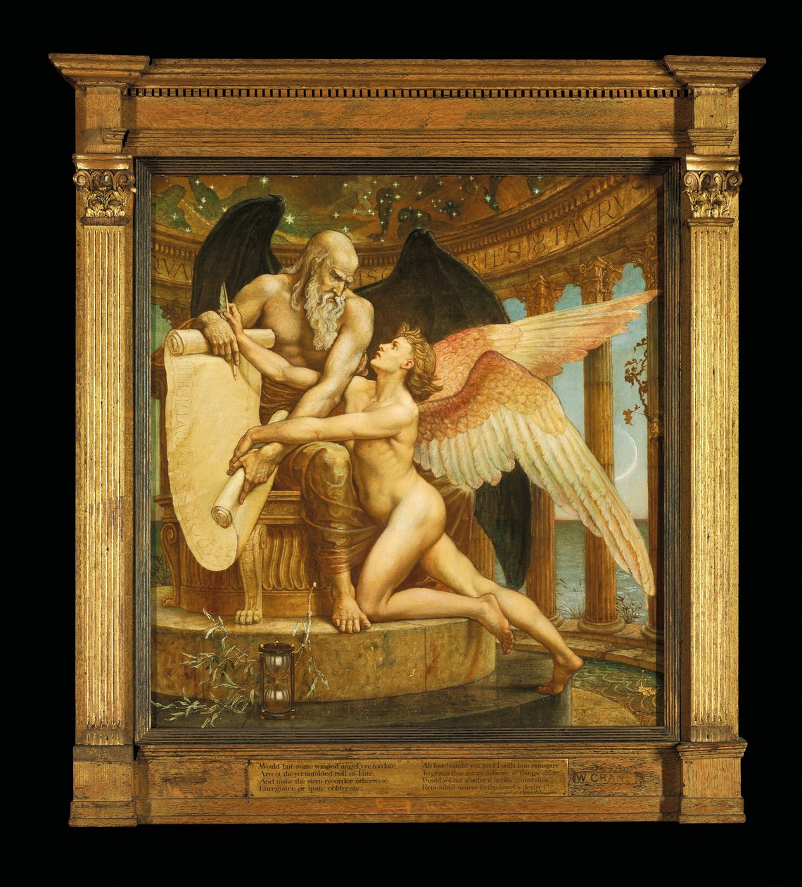 O rolo do destino, 1882 de Walter Crane