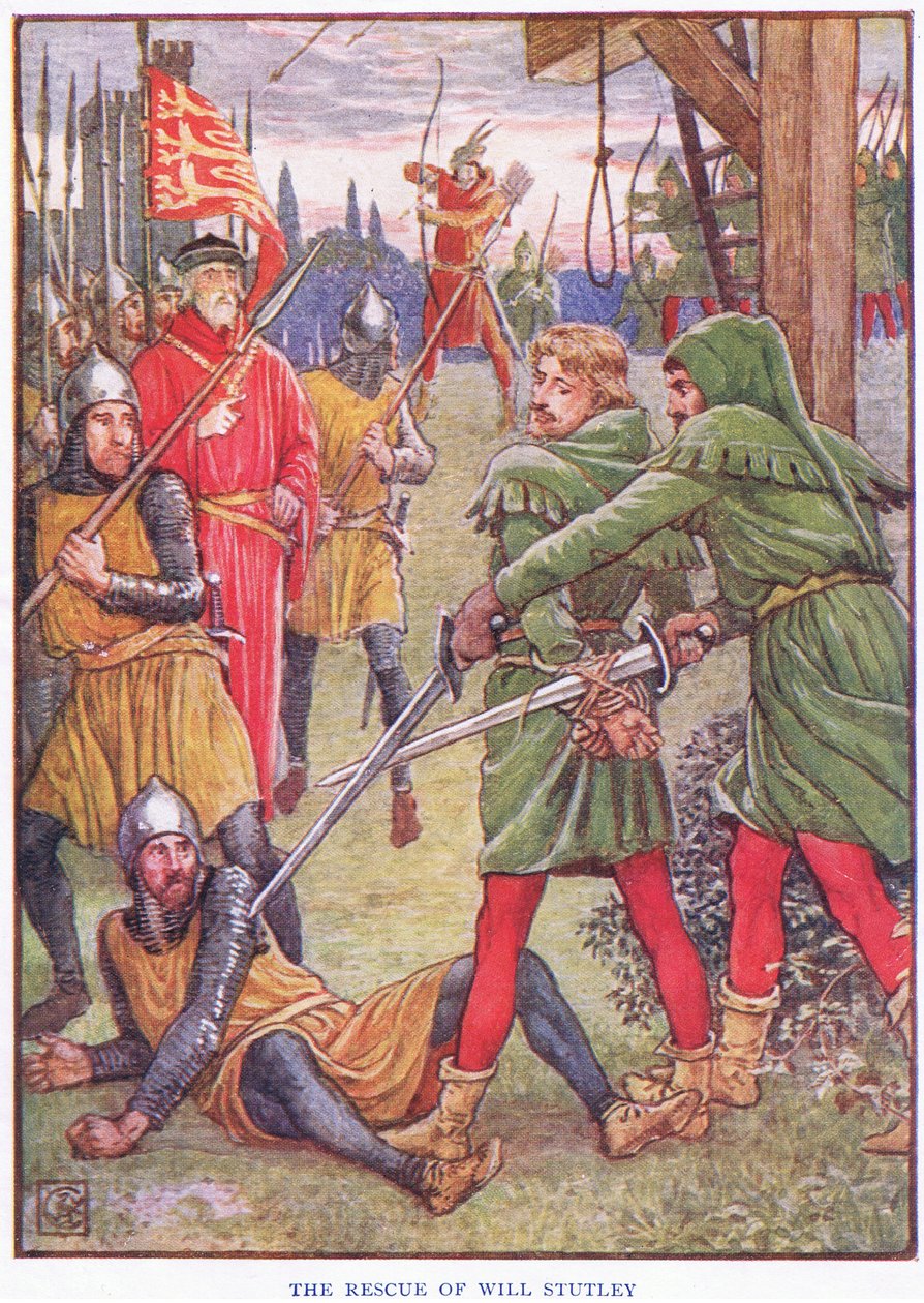 O resgate de Will Stuteley, c.1920 de Walter Crane