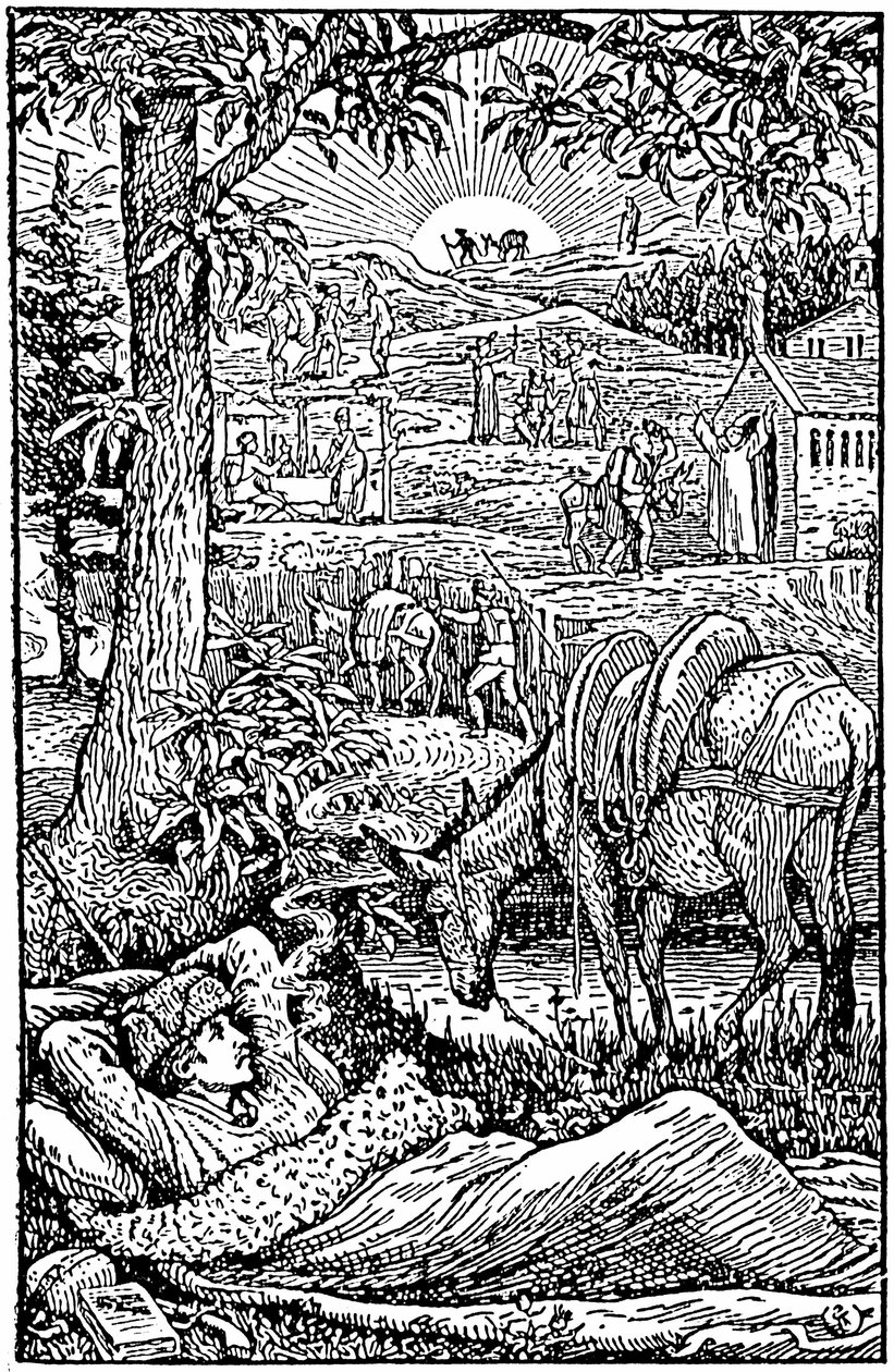Viagens com um burro no Cevennes (Viagens com um burro no Cevennes) por Robert Louis Stevenson. da noite, L