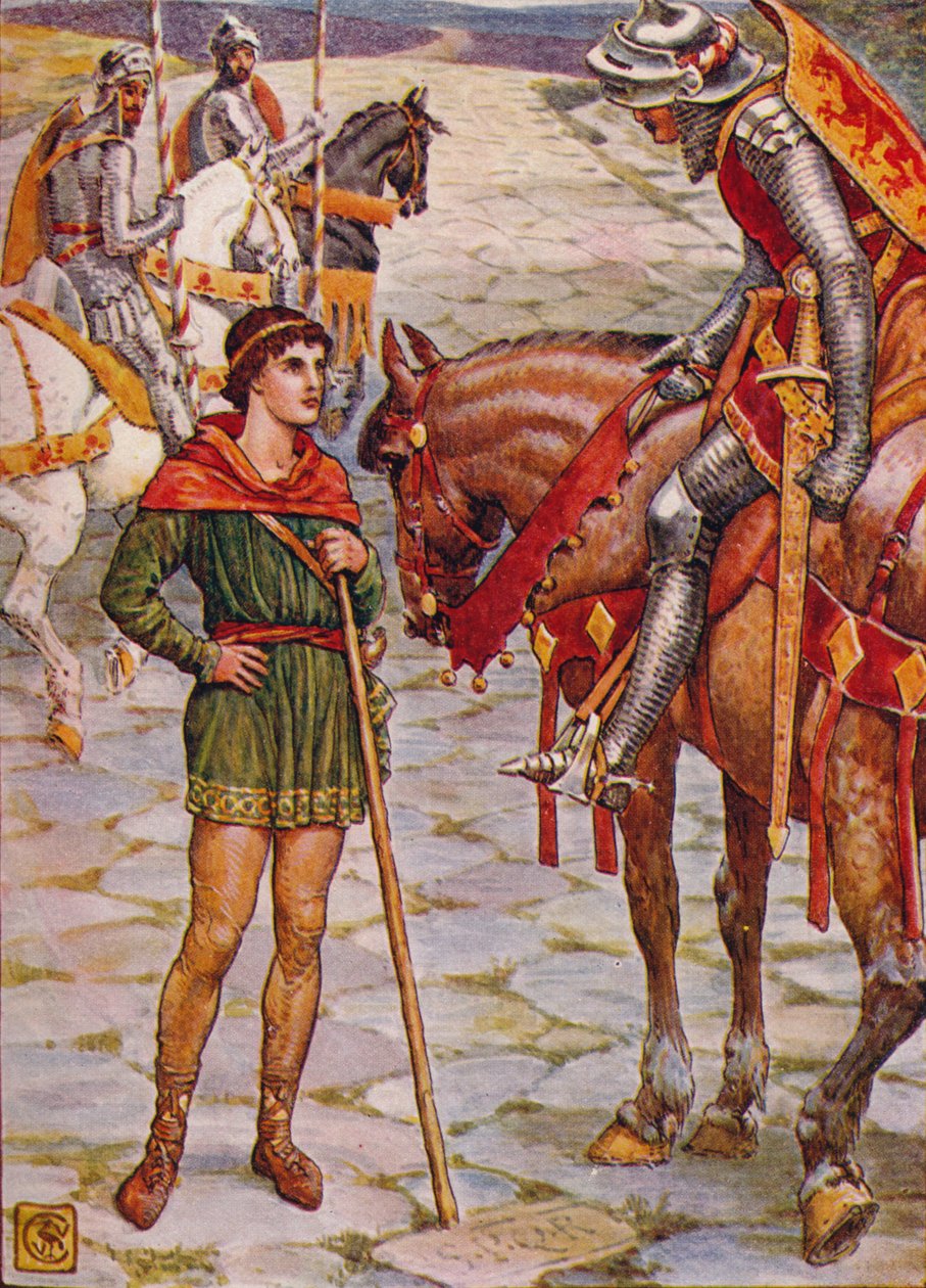 Percival Young Quest Sir Owen, 1911. de Walter Crane