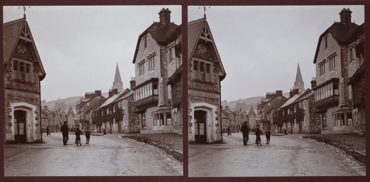 Fore Street, Beer, East Devon, Devon, 1913. de Walter Edward Zehetmayr