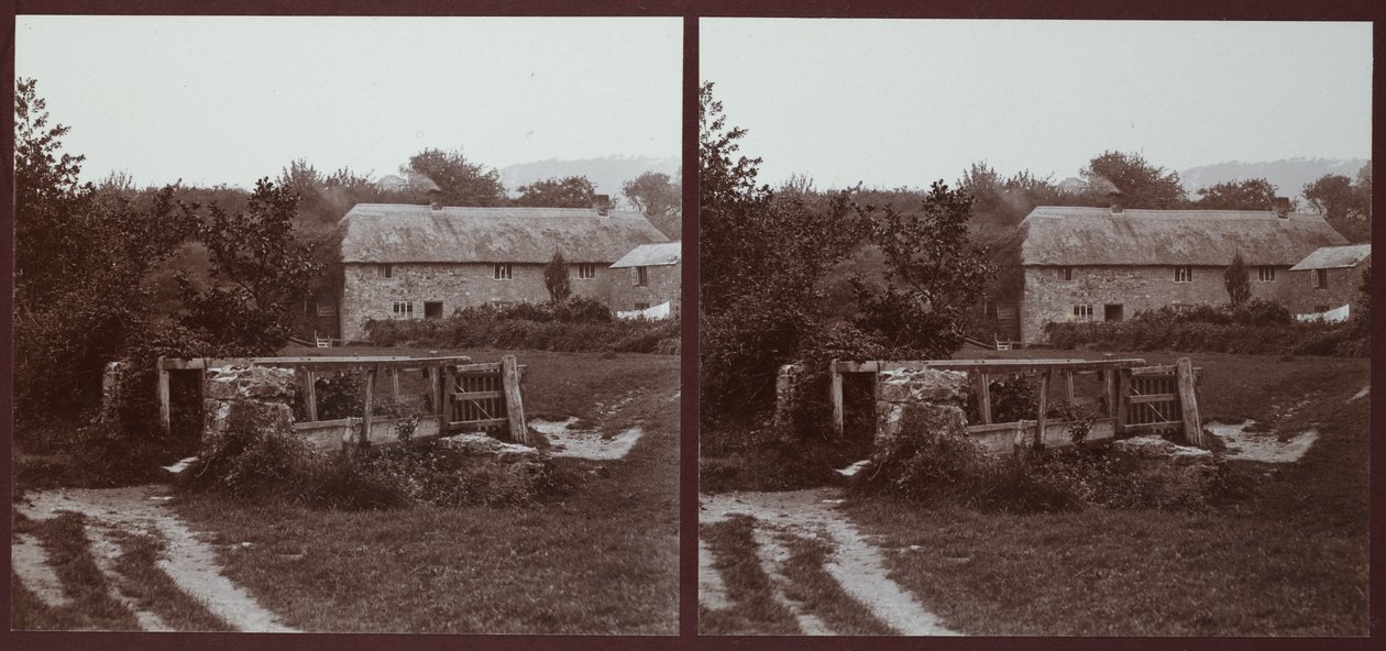 Old Mill, Rhode Lane, Uplyme, East Devon, Devon, 1913. de Walter Edward Zehetmayr