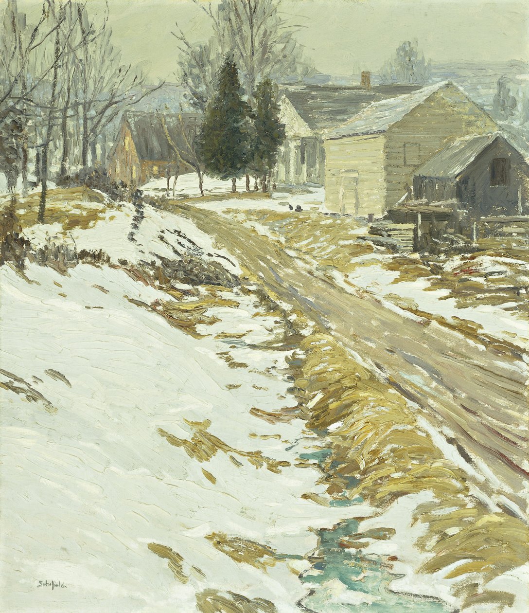 Manhã gelada de Walter Elmer Schofield