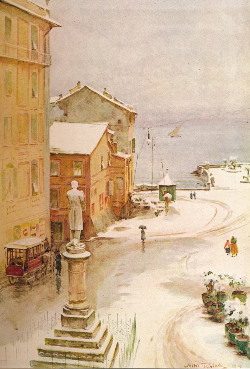 Piazza Mazzini, S. Margherita, c1910, 1912 de Walter Frederick Roofe Tyndale