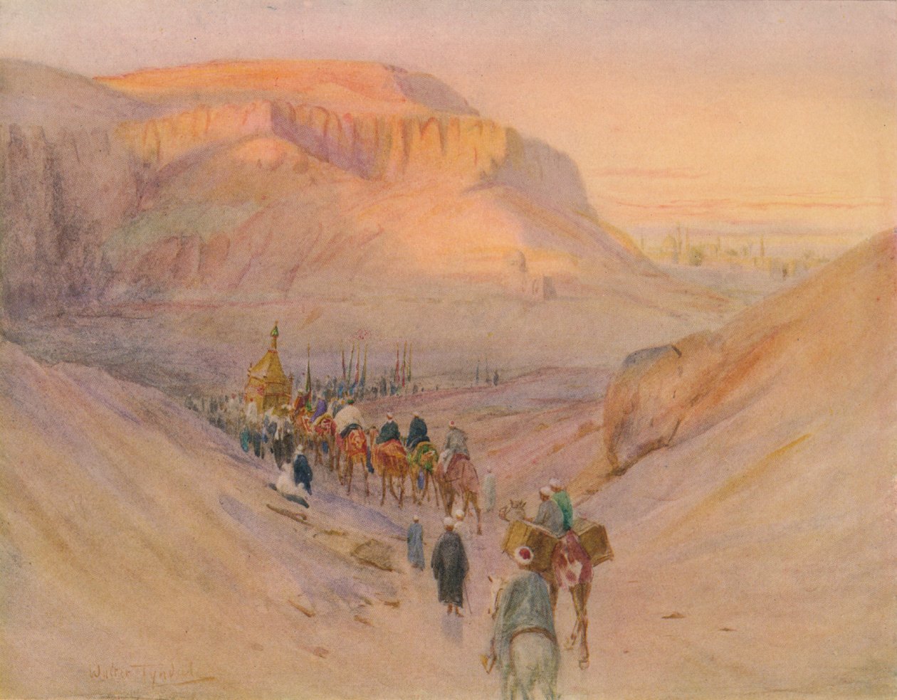 Retorno do tapete sagrado, c1905, 1912 de Walter Frederick Roofe Tyndale