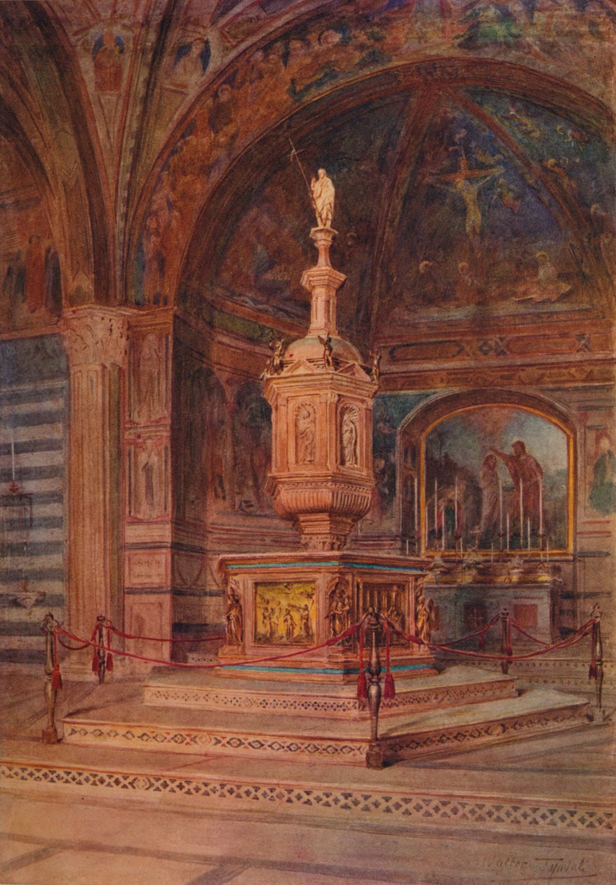 O Batistério de S. Giovanni, c1900 1913 de Walter Frederick Roofe Tyndale