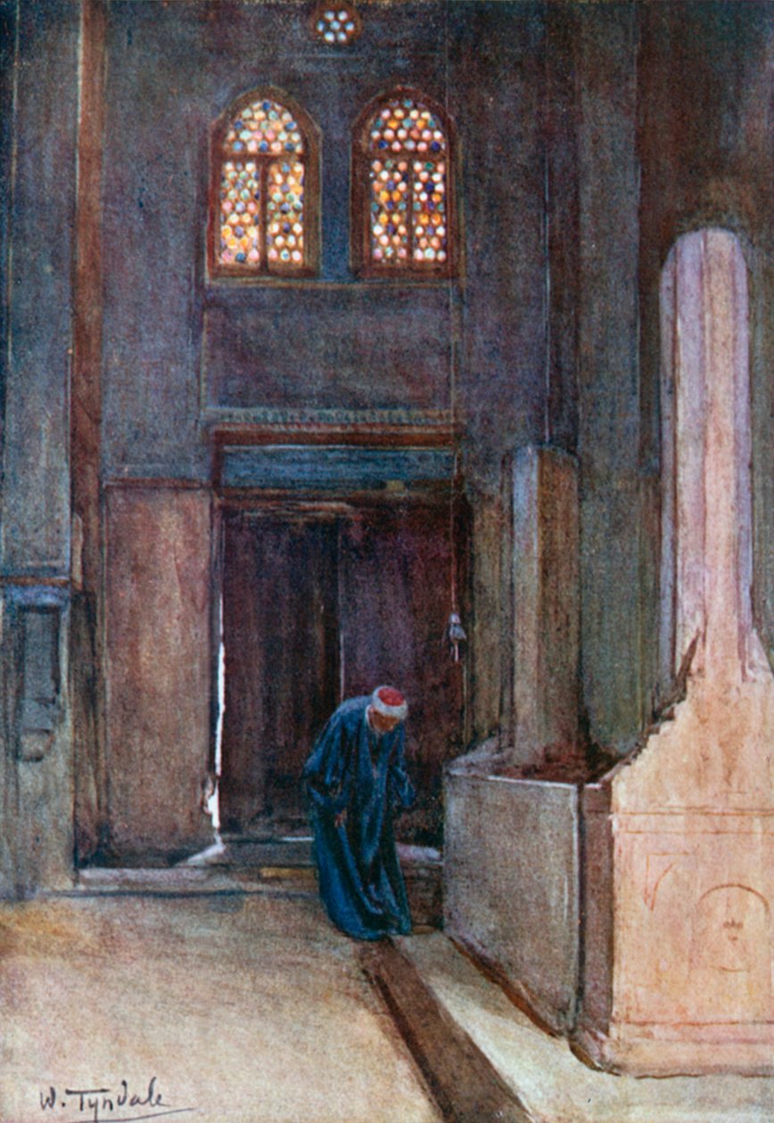 O túmulo de Ibrahim Aga (litografia a cores) de Walter Frederick Roofe Tyndale