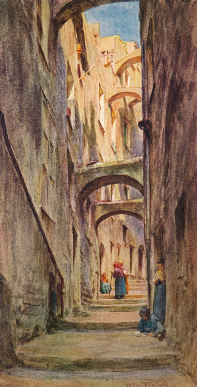 Vicolo della Providenza, San Remo, c1910, 1912 de Walter Frederick Roofe Tyndale