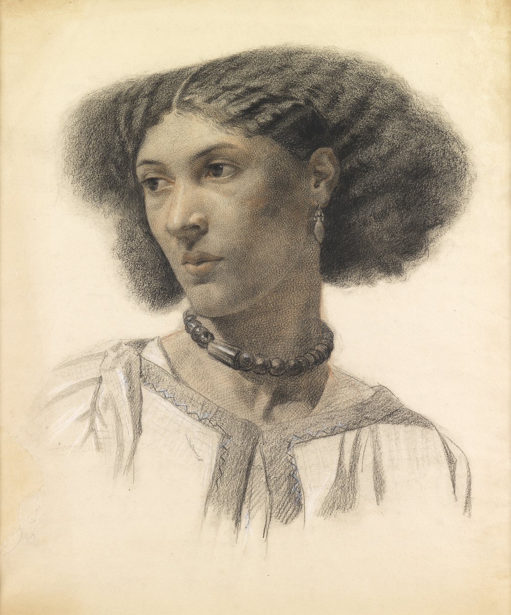 Sra. Fanny Eaton (giz colorido no papel) de Walter Fryer Stocks