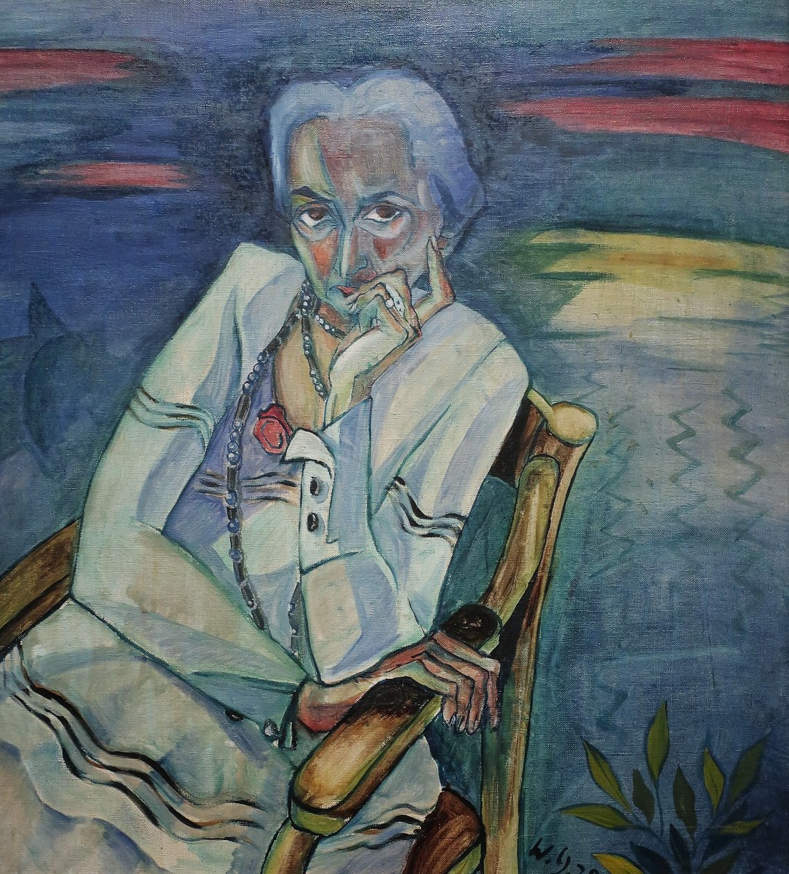 1920 Gramatte portrait Schapiere de Walter Gramatte