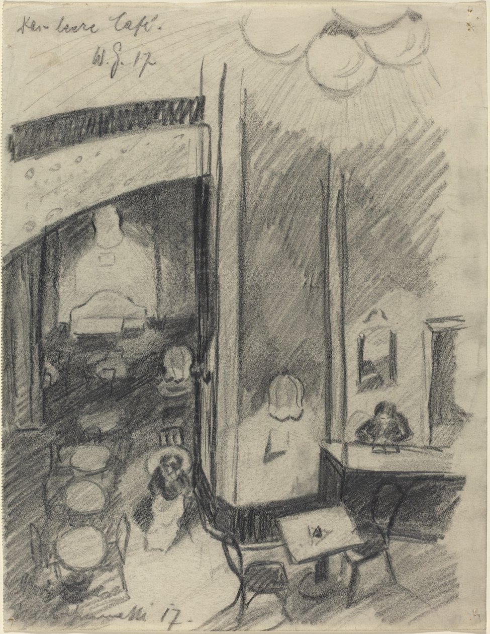 Das leere Café (The Empty Café) de Walter Gramatte