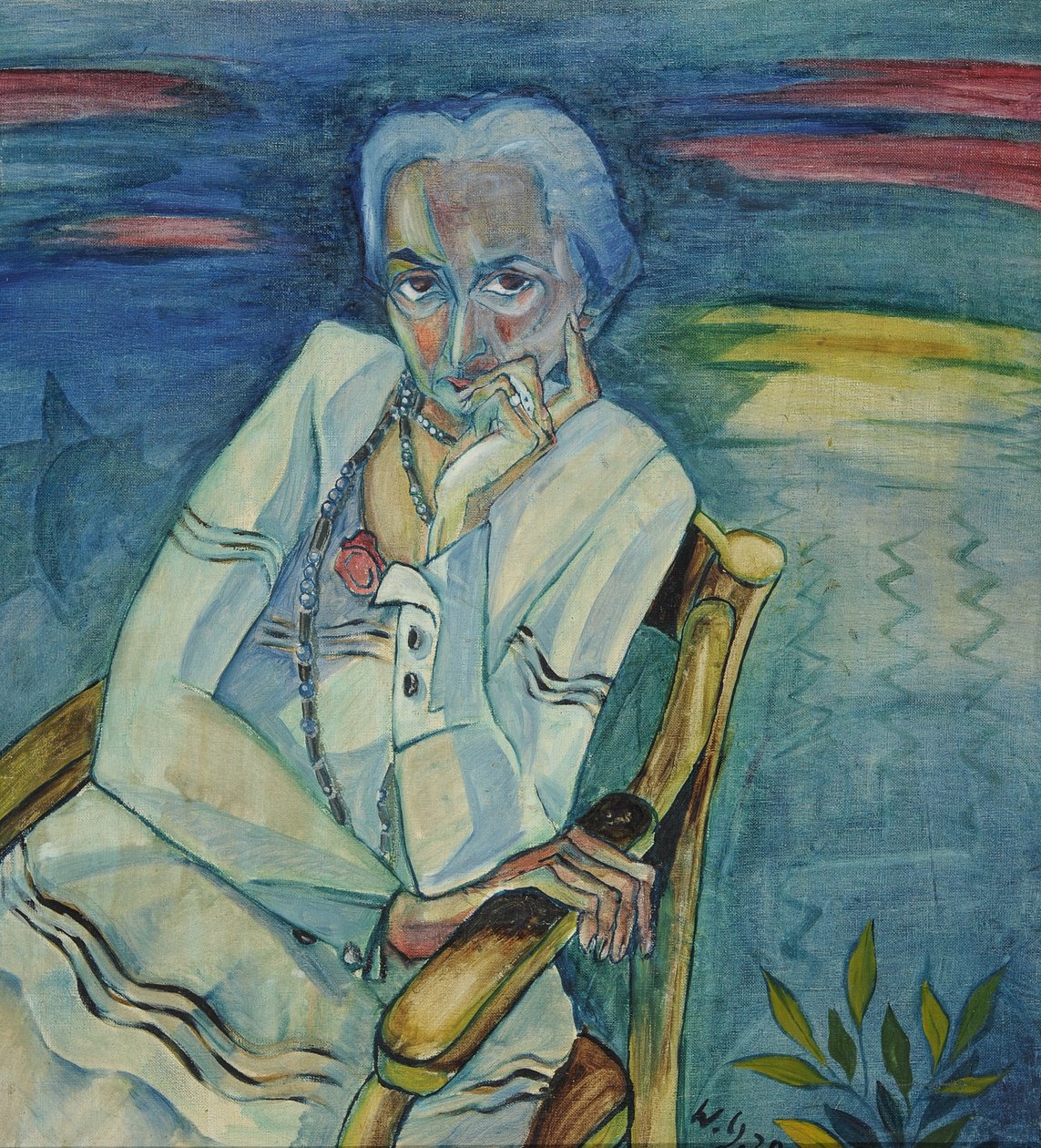 Retrato de Rosa Schapire de Walter Gramatte